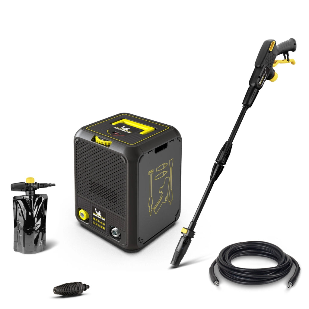 Michelin Idropulitrice MPX19CLH ad Alta Pressione, Compatta, per Auto ed Esterni Casa, Pressione max. 150 bar, Portata max. 460 l/h, Potenza Assorbita 1900 W