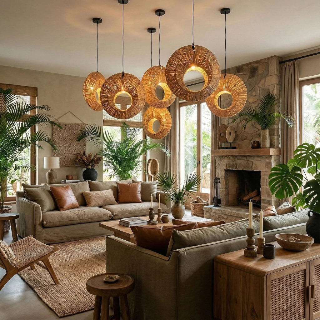 Lampada Da Soffitto APP1788-1CP Nature