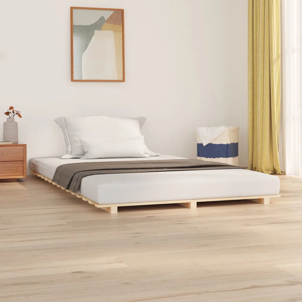 Giroletto senza Materasso-Struttura Letto 120x200 cm in Legno Massello di Pino 596919