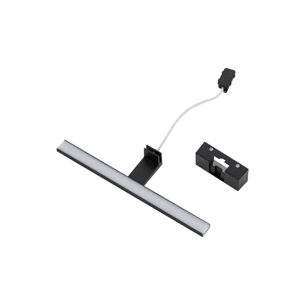 Applique specchio CEZANNE LED 8W nera IP44 Nowodvorski