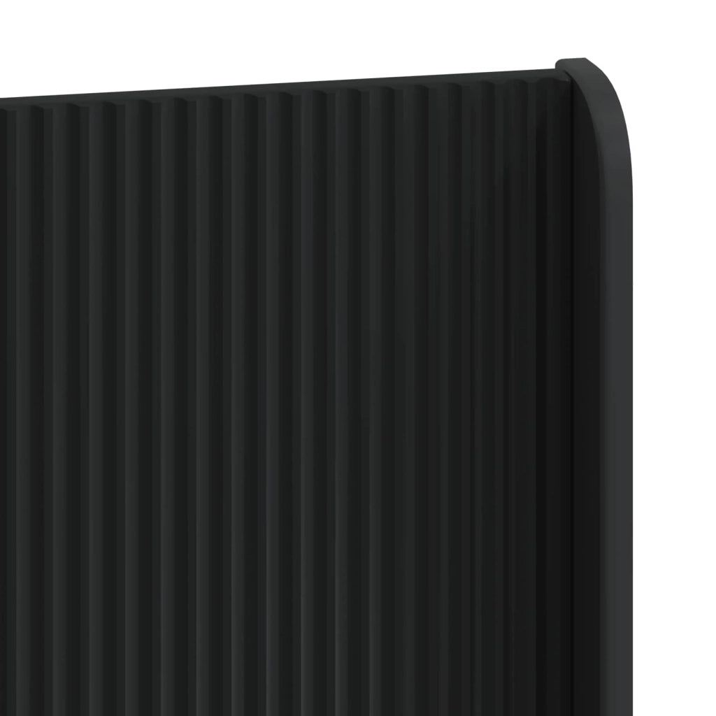 Struttura del letto con stoccaggio e testata Nero 100 x 200 cm 3414408