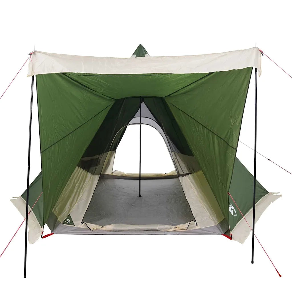 Tenda Familiare Tipi per 6 Persone Verde Impermeabile
