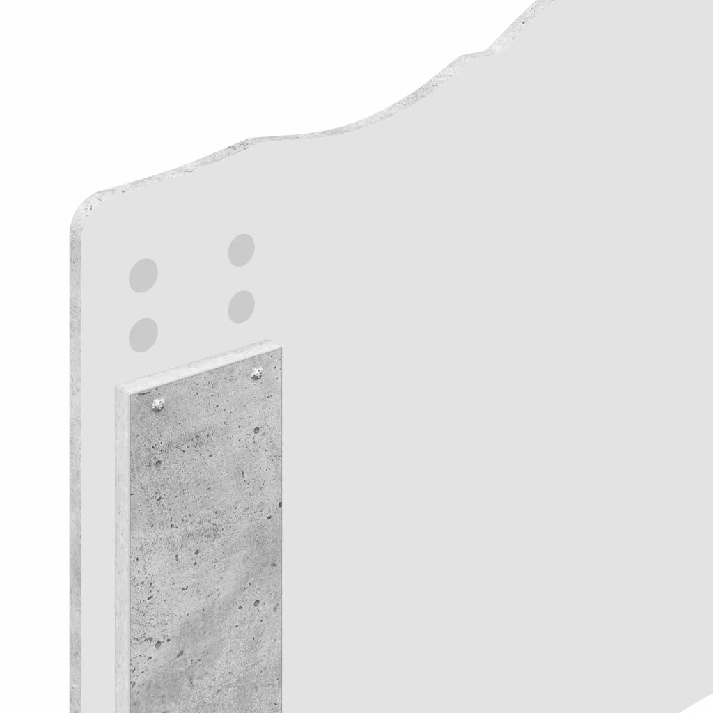 Testiera | Testata Grigio cemento Legno multistrato