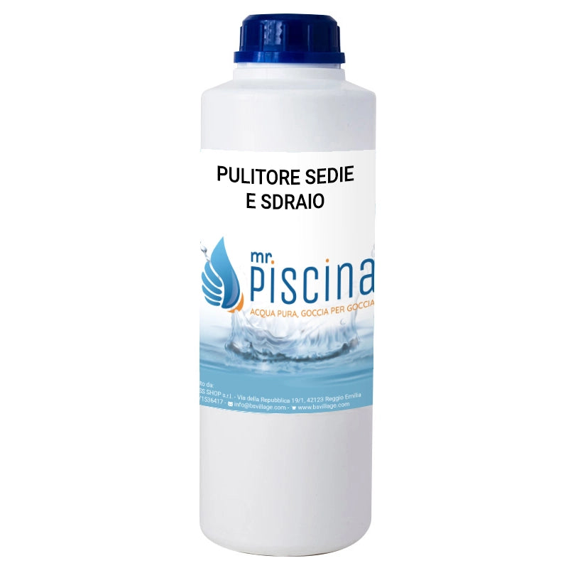 Pulitore sgrassante per lettini, sdraio, ombrelloni e tende da sole