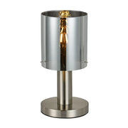 Lampada da tavolo LED Italux Sardo nichel E27 33cm