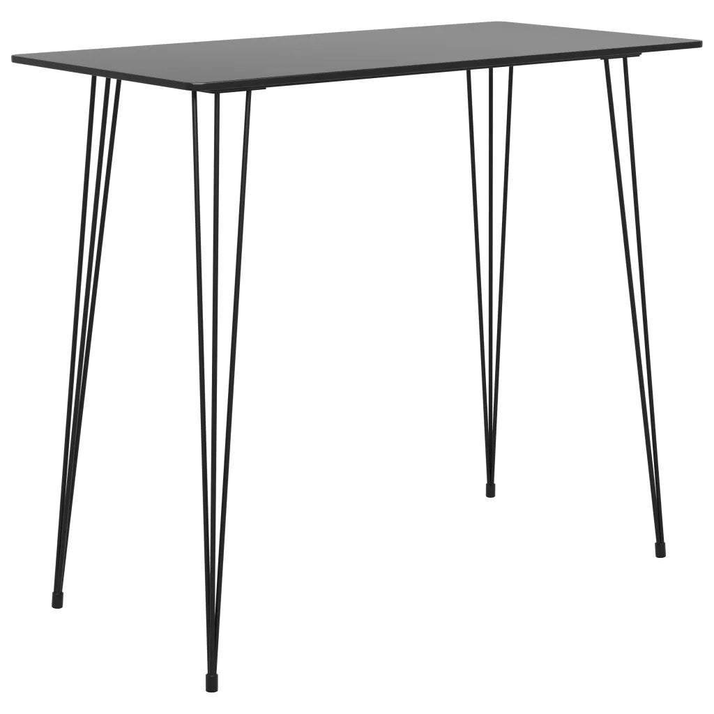 Set da Bar 7 pz Nero e Grigio 3057394
