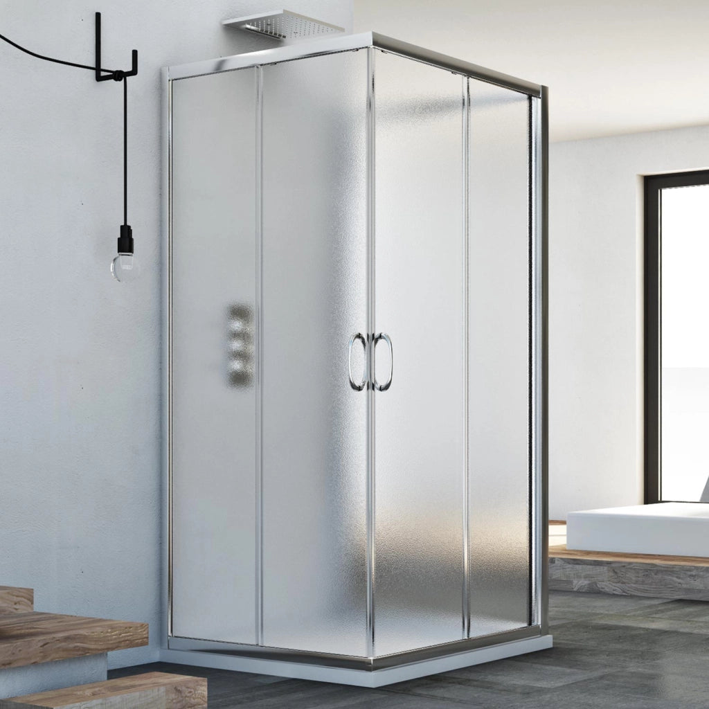 Box Doccia 3 lati 70x80x70 CM H185 stampato C mod. Junior Trio