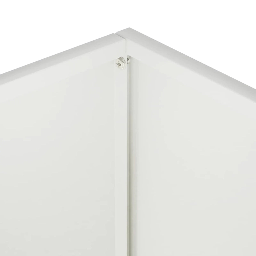 Vaso da giardino 2 pz Bianco 80 x 30 x 50 cm 8005599