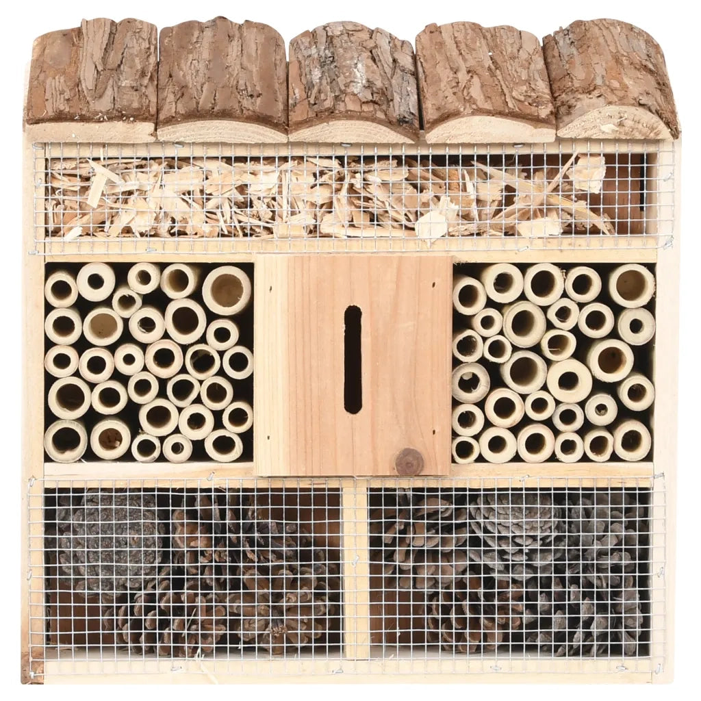 Casetta per Insetti 30x10x30 cm in Legno di Abete CFW6254735
