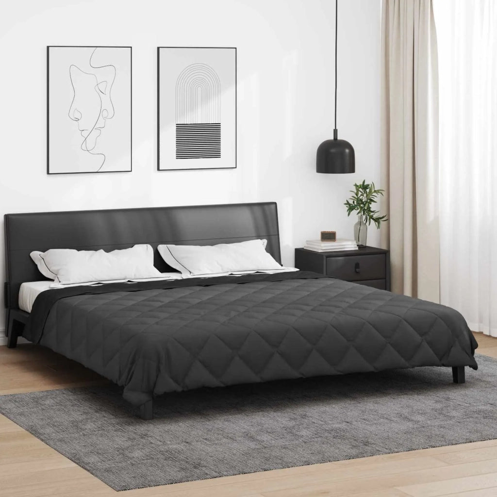 Piumone Completo Annuale Nero e antracite 220 x 240 cm 42025605