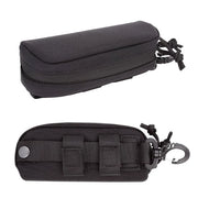 Custodia per Occhiali con Cerniera a Pistola - Borsa Porta Occhiali Portatile - Custodia per Occhiali con Protezione Rigida - Tassina per Occhiali con Cerniera a Pistola - Borsa Porta Occhiali Impermeabile - Misura 18 x 8 x 5 cm - Custodia per Occhiali