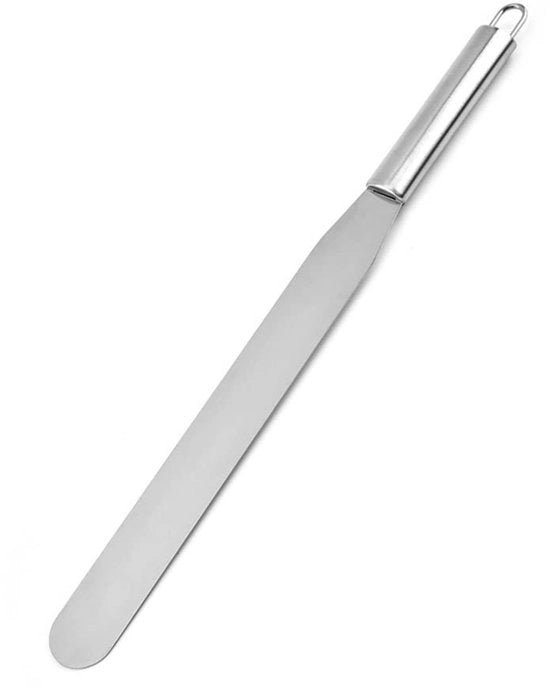 Spatola per torte in acciaio inossidabile - Paletmes 25/20/15 cm - Manico ergonomico - Facile da pulire - Ideale per la decorazione di torte