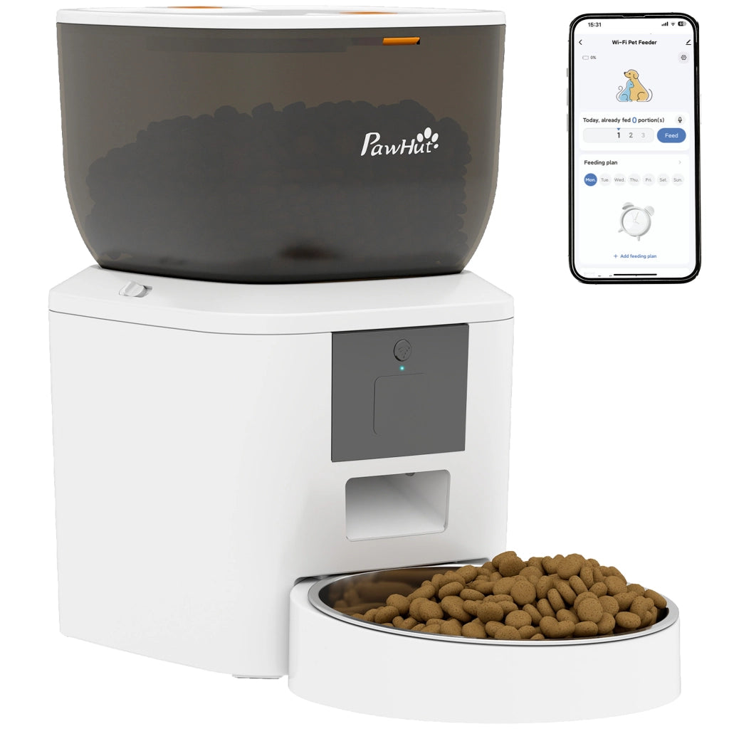 Distributore automatico di cibo per gatti ¨C Xylo ¨C 4L WiFi 2.4G con app e richiamo vocale