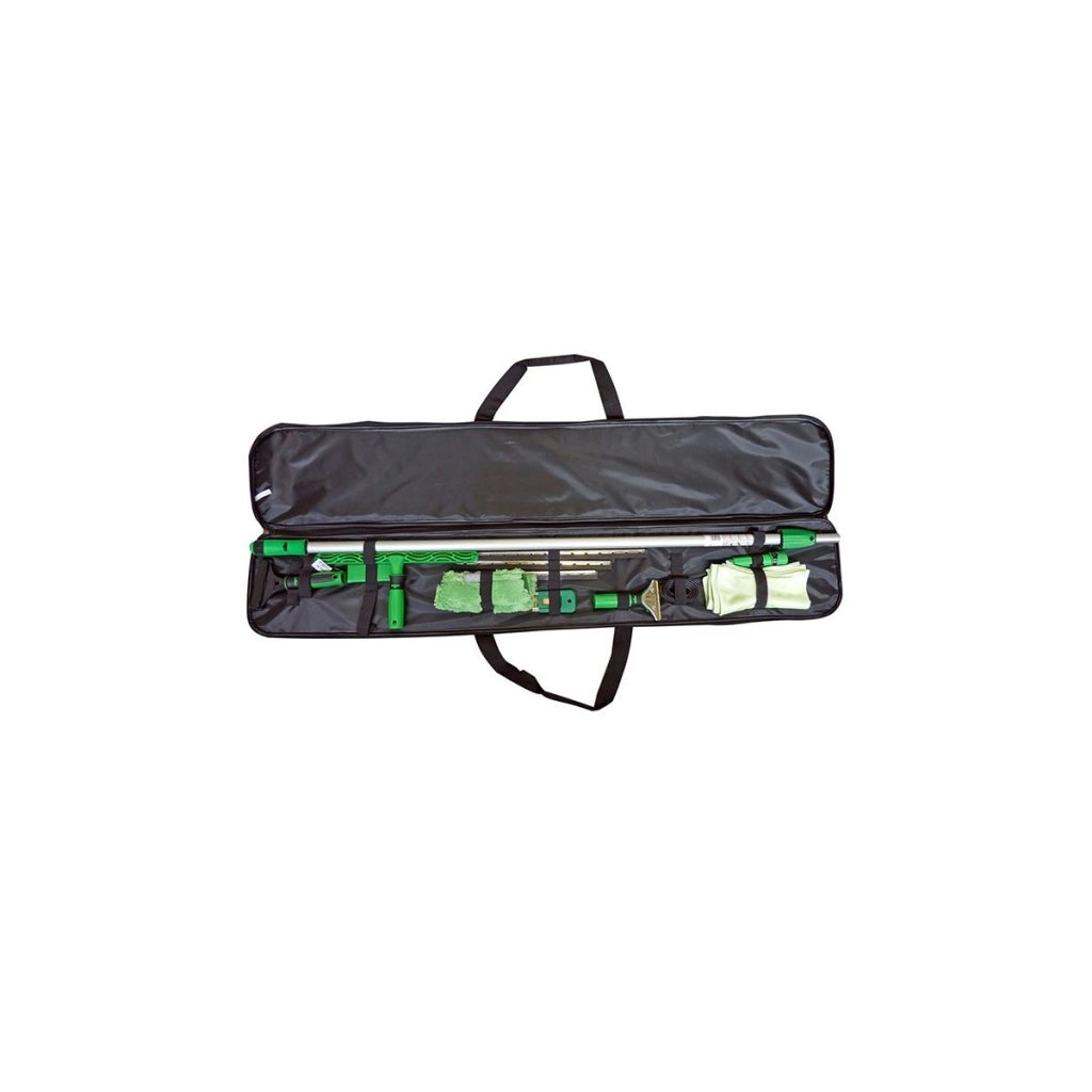 Unger Kit ErgoTec Pulizia Vetri (ETSET) con Asta Telescopica, Tergivetro e Accessori