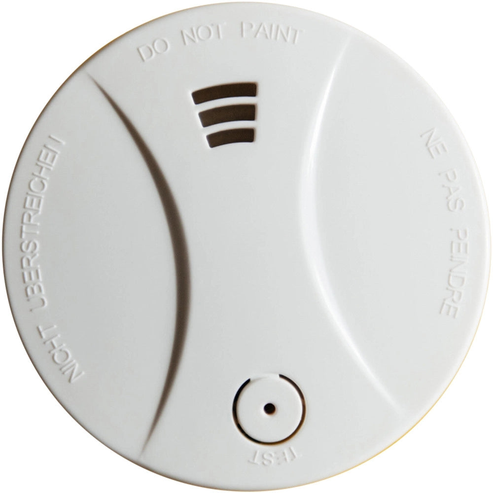Trade Shop - Rilevatore Sensore Di Fumo Allarme Anti Incendio A Batteria Rileva Incendio Casa -