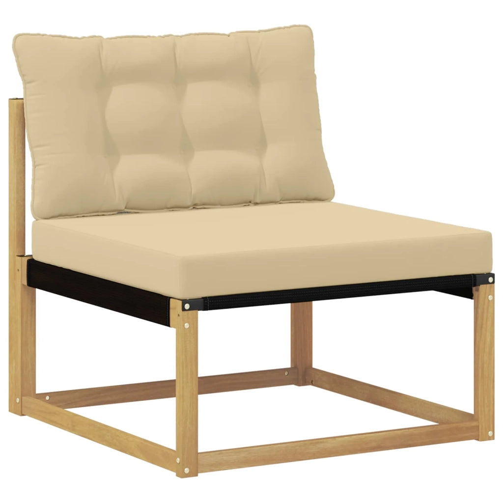 Set di divani da esterno 8 pcs Bianco e Beige 3388491