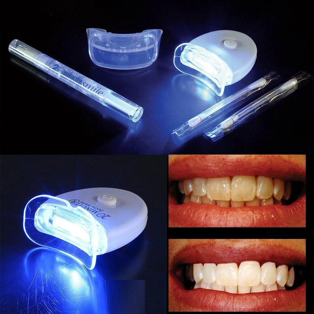 Trade Shop - Dispositivo Professionale Sbiancante A Led Denti Dental White Rx Sorriso Super -