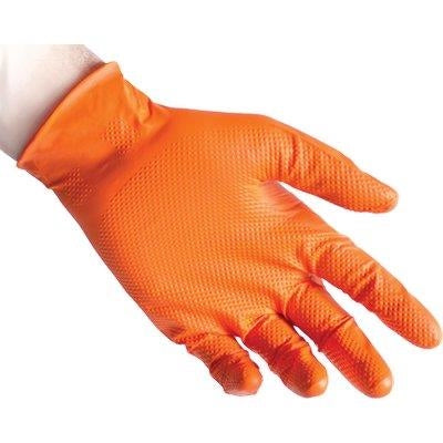 GUANTO NITRILE MONOUSO ARANCIO N85 REFLEXXGR 8,4 AQL 1,5 SENZA POLVERE CF=PZ 50 M