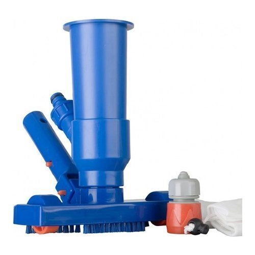 San Marco SMP305 Kit Pulizia Piscina Pulitore Fondo Tecnologia Venturi con Ruote Spazzole e Aspiratore