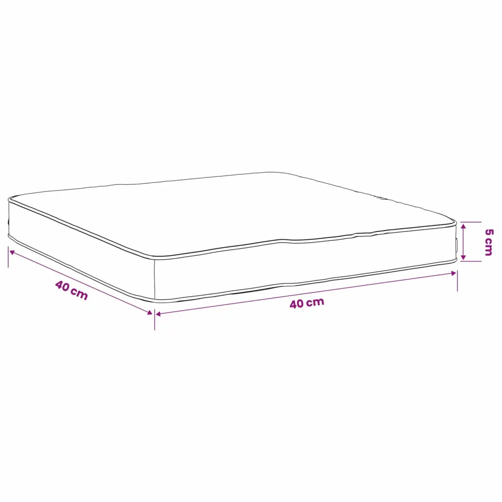Cuscini per Sedia in 4 Pezzi VUGHT 4 pcs 100% Poliestere Blu 946214