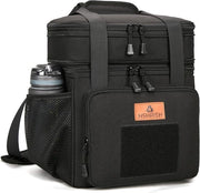 Borsa per picnic tattica - isolata - 15 litri - nera - resistente