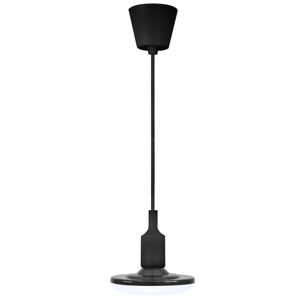 Lampada a sospensione KIKI nera E27 LED 10W Polux