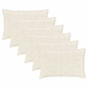 Federa 6 pcs HOUTEN Bianco 50 x 80 cm 920292
