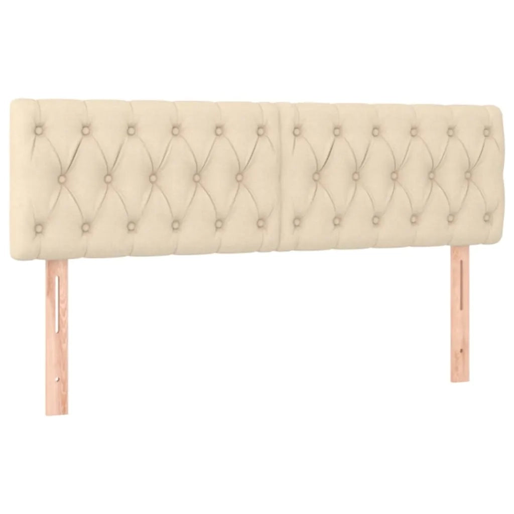 Giroletto a Molle con Materasso Crema 140x19 cm in Tessuto 3127042