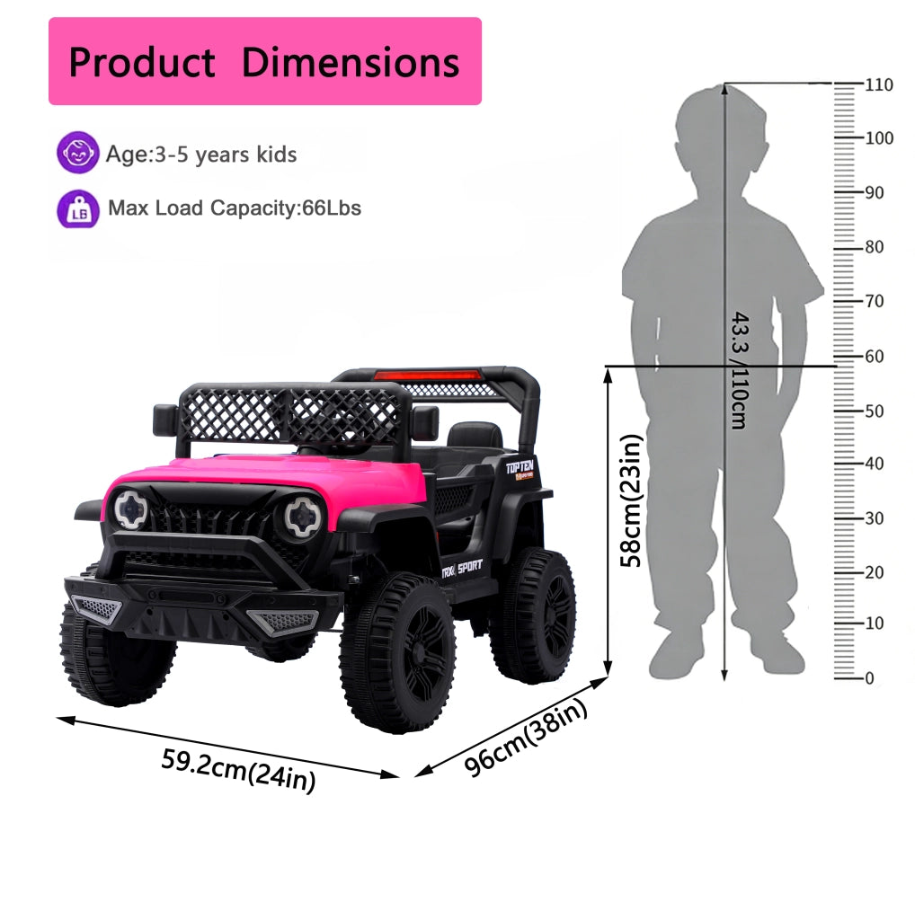 Auto elettrica per bambini con telecomando ¨C zephmum ¨C Verde