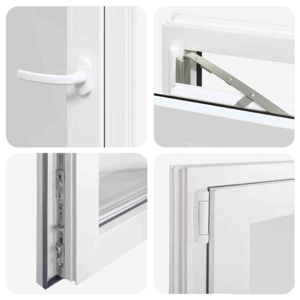 Finestra per Soffitta RISOR Bianco 60 x 100 cm PVC e Vetro 42047195