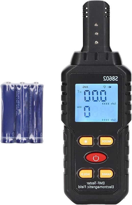 Strumento di Test della Radiazione Elettromagnetica - Misuratore del Campo Magnetico con Display Digitale - Contatore Geiger per Test Beta Gamma X Ray - Detettore Manuale di Radiazione