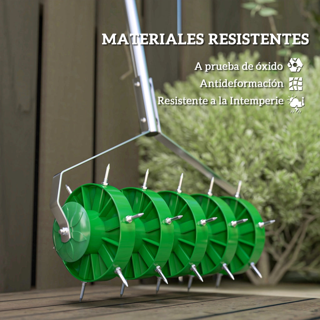 Aeratore per Prato 3 Pezzi ¨C Minimal ¨C 100 cm Larghezza 45 cm