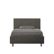 Letto 1 Piazza e Mezzo 120x210 cm Senza Rete Adele Grigio