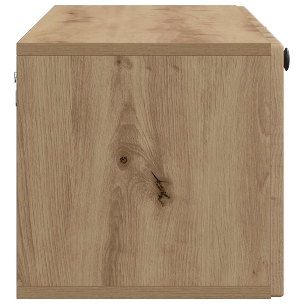 Mobile Porta TV da Muro-Credenza per TV sospesa Rovere Artigianale 98 x 31 x 30 cm 719547