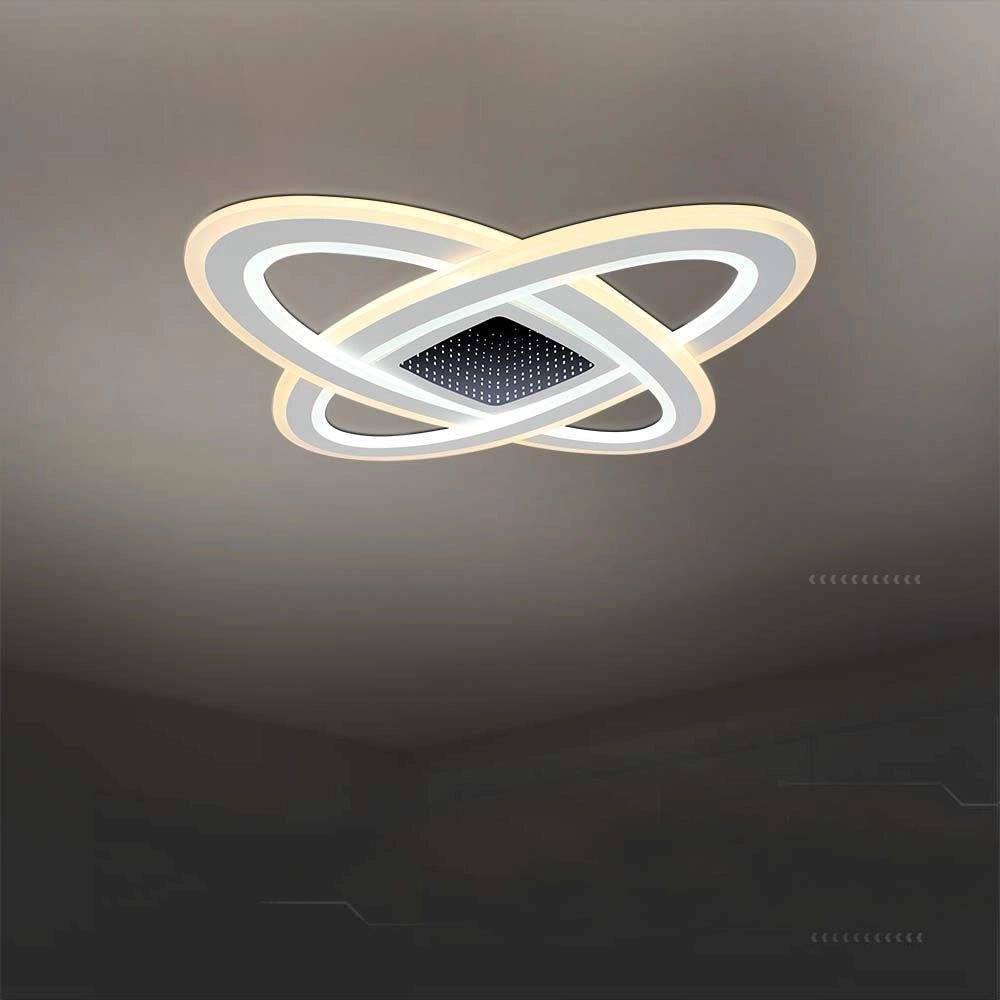 Plafoniera LED dimmerabile con telecomando bianca 62cm V-TAC
