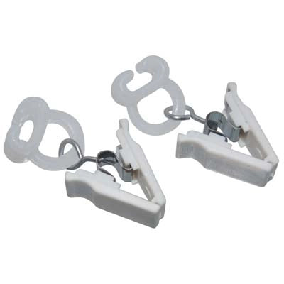 SCORREVOLE TENDA + PINZA GIREVOLE - PLASTICA CF=PZ 100- 1 confezioni