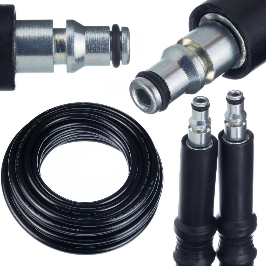 Tubo Alta Pressione 10m Quick Connect – Compatibile con Idropulitrici AR Blue Clean, Michelin, Black Decker