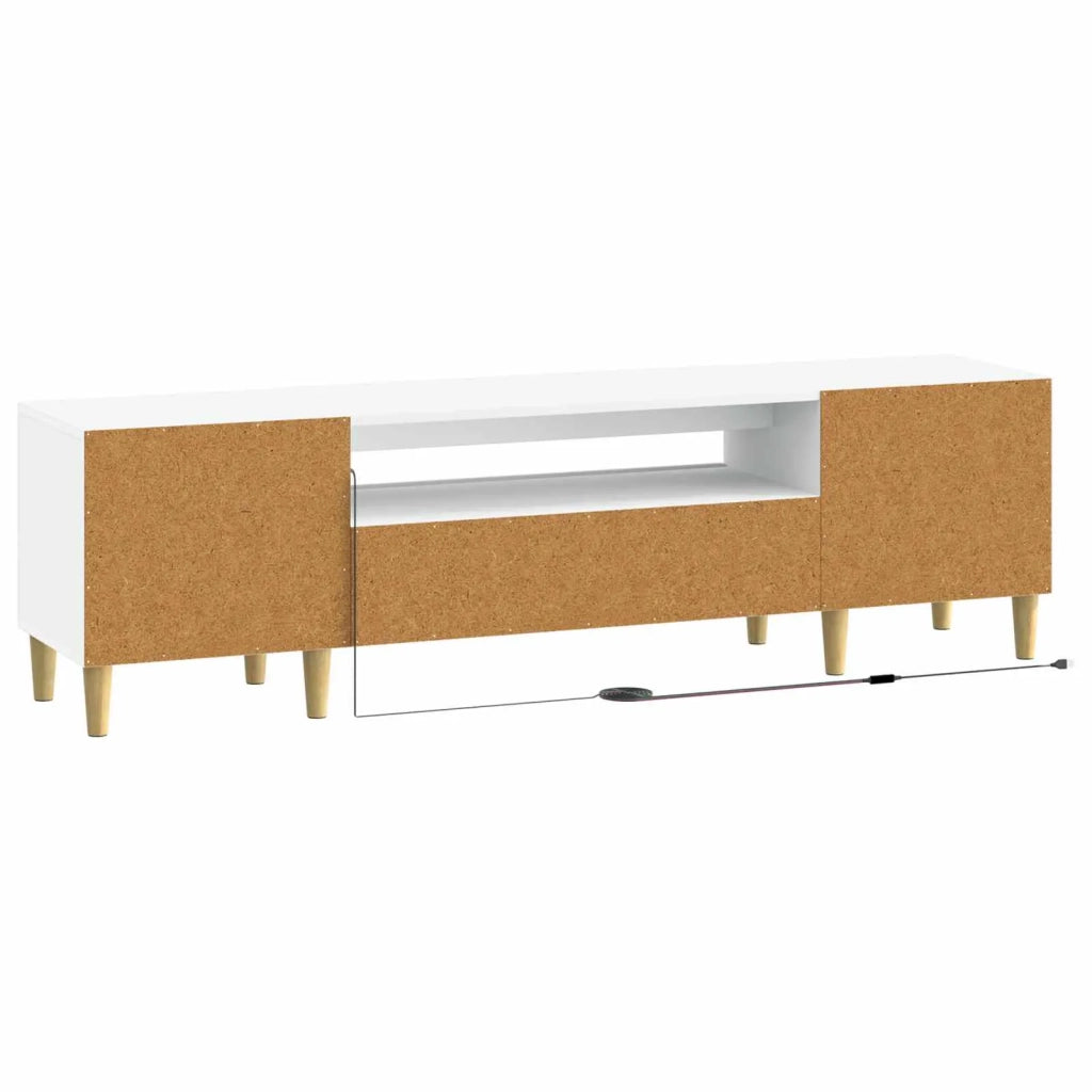Mobile TV LED Bianco Legno ingegnerizzato 896685