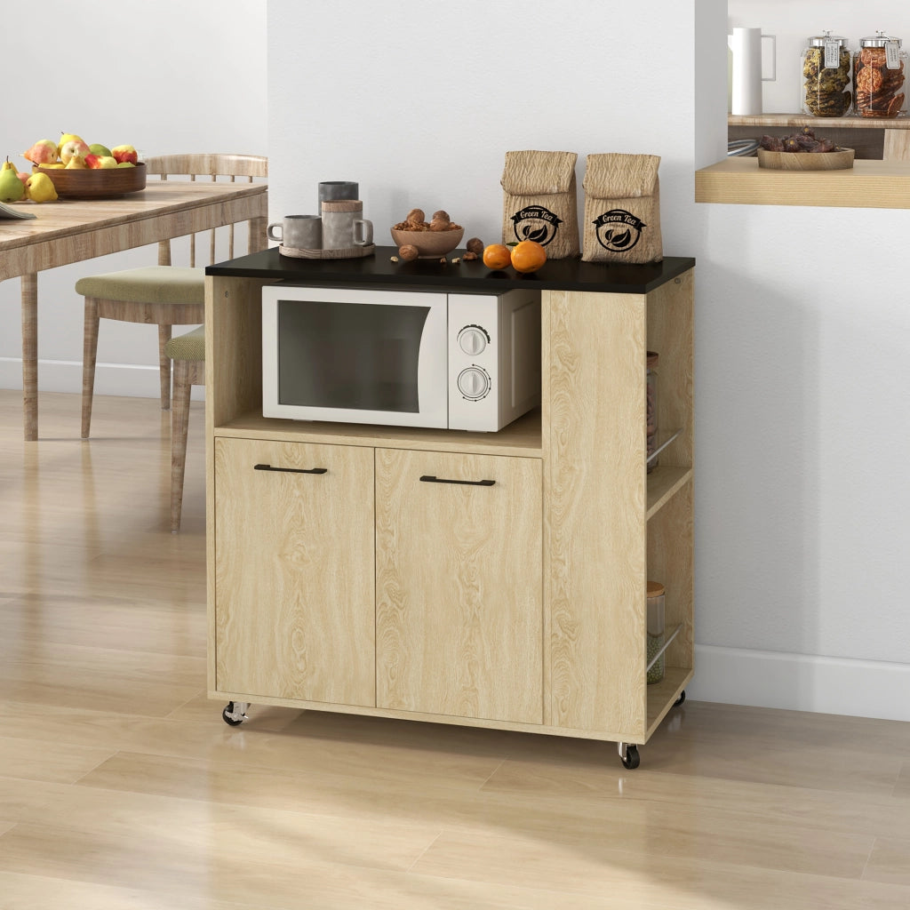 Carrello da cucina con ripiani e ruote ¨C Minimal ¨C 75x40x80,5 cm