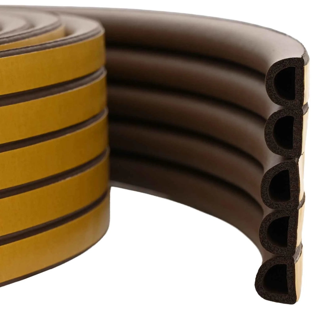 Nastro adesivo per finestre Marrone 12 x 10 mm 25 m 42038187