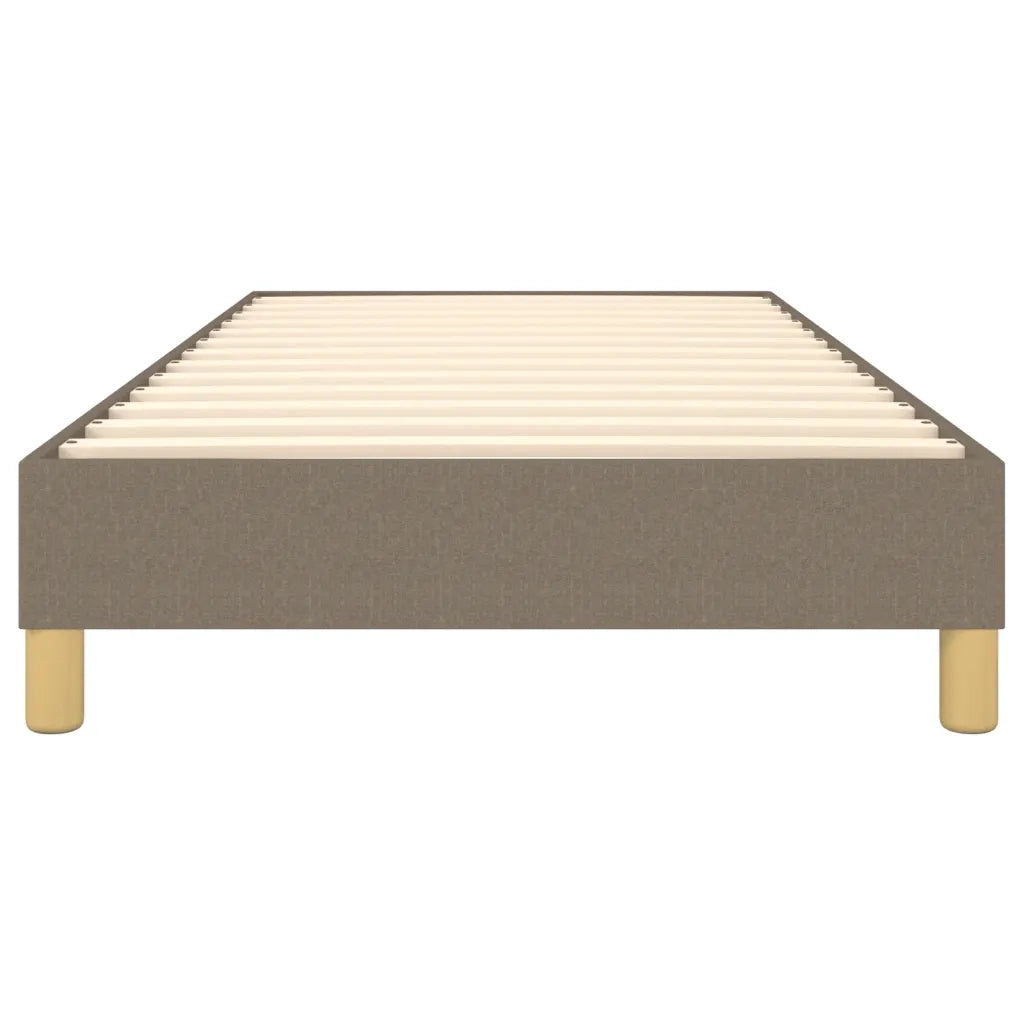 Struttura Letto a Rete a Molle Tortora 90x190 cm Tessuto 3120578