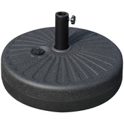Base per Ombrellone ¨C Minimal ¨C Nero HDPE