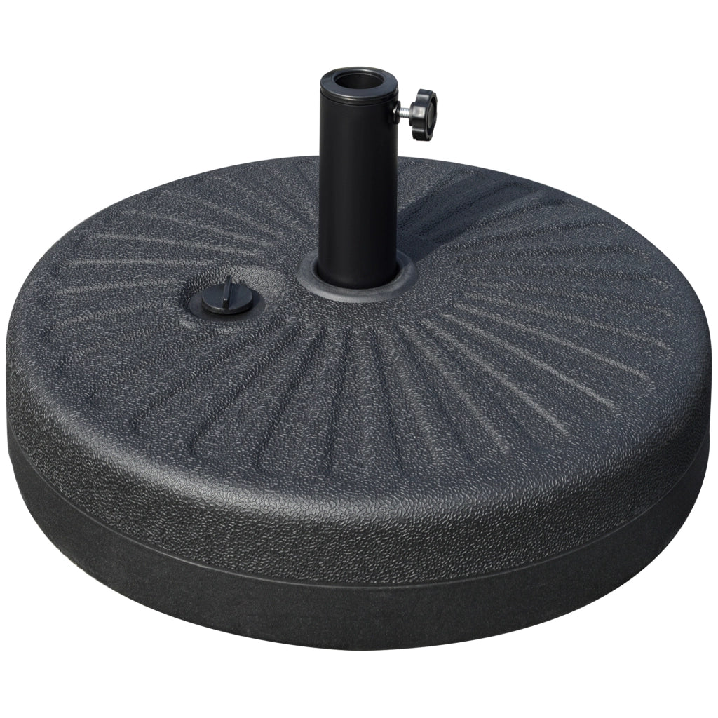 Base per Ombrellone ¨C Minimal ¨C Nero HDPE