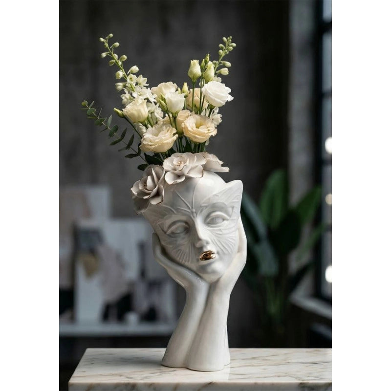 Vaso Woman Mask cm 16,5x14x27,3