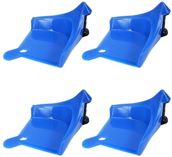 Kit di guida tubi 4 pezzi - Blocco di frenatura - Blocchi di gomma - Previene il bloccaggio dei tubi - Riduce l'usura - Plastica 16,7 x 11,7 x 6,7 cm - Kit di guida tubi