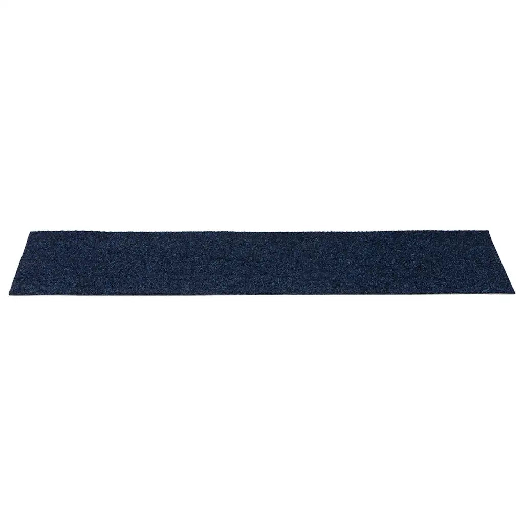 Tappetini per scale autoadesivi 30 pz 76x20 cm blu navy rettangolari 3365731