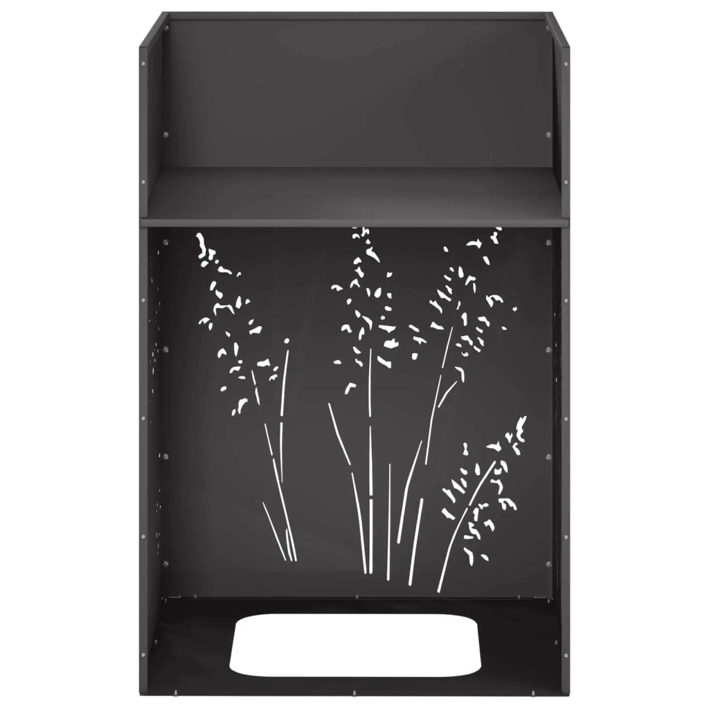 Vaso da giardino 2 pz Nero 50 x 50 x 75 cm 8005765