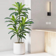 Dracaena Kunstboom 120cm con Vaso Nero