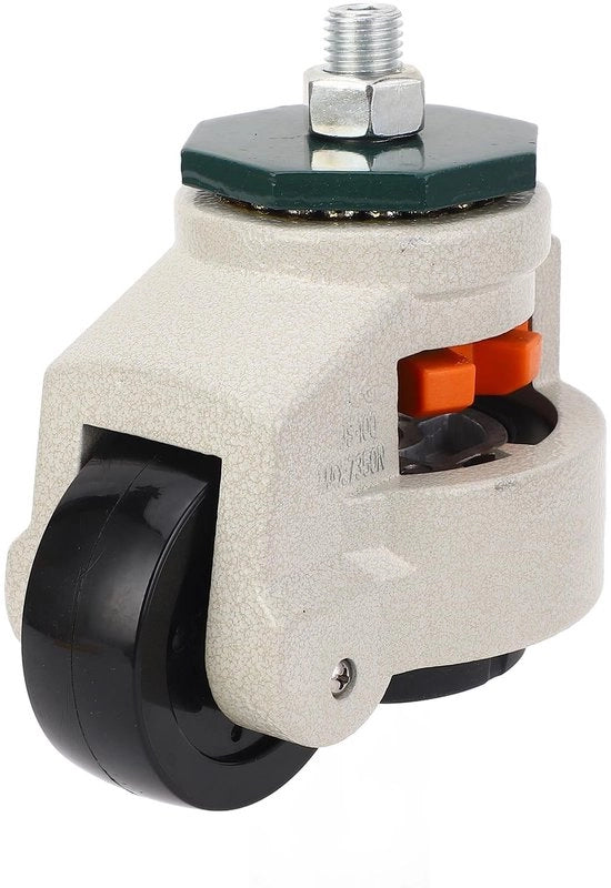 Ruote Regolabili 75mm - Altezza Regolabile - Ruote Regolabili con Bocco M16 - Alta Capacità di Carico - Base in Gomma - Capacità di Carico 6600lbs - Caster
