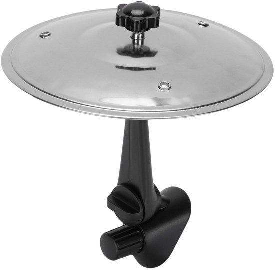 Ventilatore da soffitto Leggero in Alluminio - Condizionatore da soffitto Autoventilato - Installazione Facile - Regolabile - Ideale per Viaggiatori - Adatto per Amanti della Musica - Altoparlanti per Auto